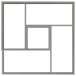 Berkfield Home Planter 80x80x50 cm Stainless Steel in Silver - Size: 80 x 80 x 50 cm - thumbnail 8