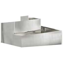 Berkfield Home Planter 80x80x50 cm Stainless Steel in Silver - Size: 80 x 80 x 50 cm - thumbnail 2