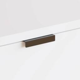 VOGREX White Console Table MDF Top Metal Frame Drawer Storage Hallway - thumbnail 3