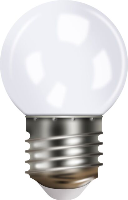 Xmas Haus G45 Bulb, E27 Base, Clear Plastic Cover Warm White - image 1