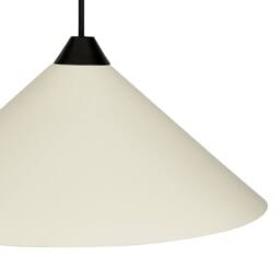 First Choice Lighting Set of 2 Fontana - Taupe 40cm Diameter Ceiling Pendant Lights in Cream - thumbnail 9