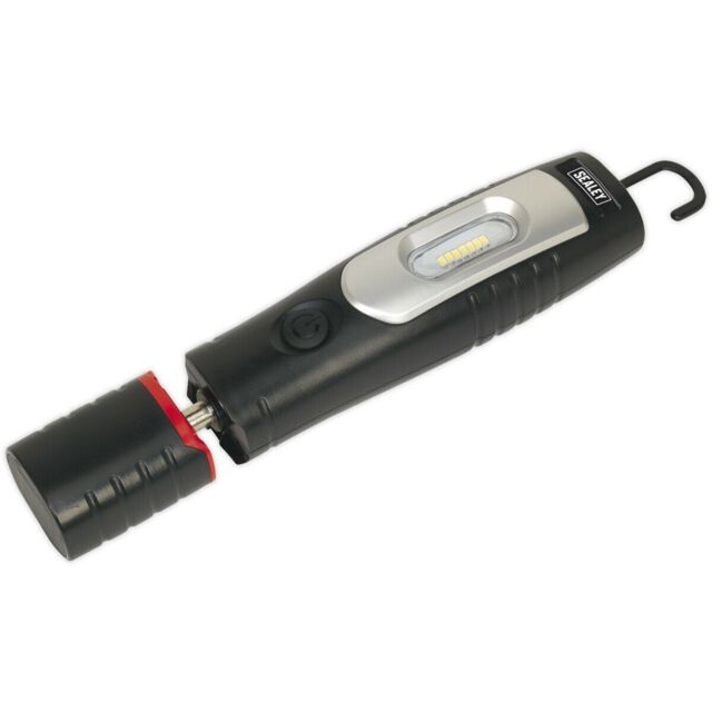 Loops Swivel Inspection Light - 7 SMD LED & 3W SMD LED - Rechargeable - Black - image 1