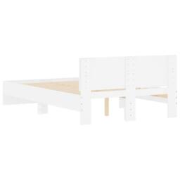 Berkfield Home Durable Bed Frame without Mattress White 120x190 cm Small Double - thumbnail 7