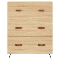 Berkfield Home Highboard Sonoma Oak 69.5x34x180 cm Engineered Wood in Brown - thumbnail 8