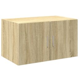 Berkfield Home Storage Cabinet Sonoma Oak 70x42.5x225 cm Engineered Wood in Brown - thumbnail 5
