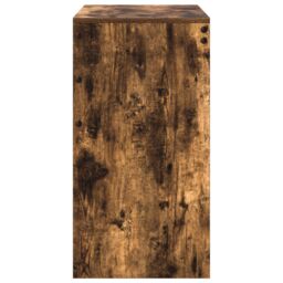 Berkfield Home Smoked Oak Writing Desk Smoked Oak MDF 70 x 40 x 76 cm Durable in Brown - thumbnail 5