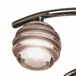 Netlighting Sphere Semi Flush 4 Light G9 Black Chrome - thumbnail 5