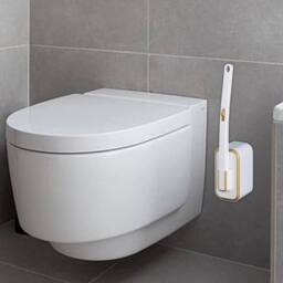 KORVIXA Disposable Toilet Brush Set with 24 Refills, Bowl Cleaning System Kit in White - Size: 180 cm width x 180 cm drop - thumbnail 6