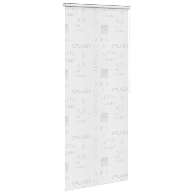Berkfield Home Shower Roller Blind 80x240 cm Splash in Grey - image 1
