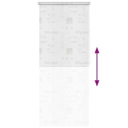 Berkfield Home Shower Roller Blind 80x240 cm Splash in Grey - thumbnail 5