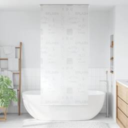 Berkfield Home Shower Roller Blind 80x240 cm Splash in Grey - thumbnail 2