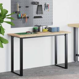 Berkfield Home Desk Top Untreated 120x50x2 cm Solid Wood Acacia in Brown - Size: 120 x 50 x 2 cm - thumbnail 4