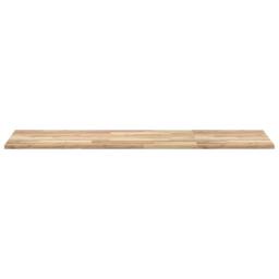 Berkfield Home Desk Top Untreated 120x50x2 cm Solid Wood Acacia in Brown - Size: 120 x 50 x 2 cm - thumbnail 3