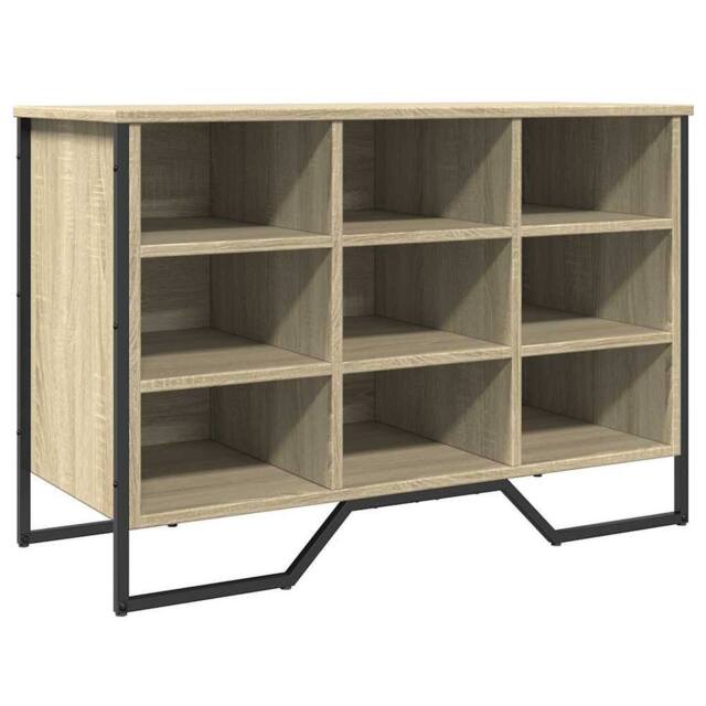 Berkfield Home Shoe Cabinet Sonoma Oak 90x38x61.5 cm Engineered Wood - image 1