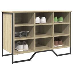 Berkfield Home Shoe Cabinet Sonoma Oak 90x38x61.5 cm Engineered Wood - thumbnail 2