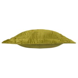 Paoletti Palmeria Velvet Embroidered Polyester Filled Cushion in Dark Green - Size: 60 cm x 60 cm - thumbnail 4