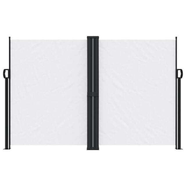 Berkfield Home Retractable Side Awning White 160x600 cm - image 1