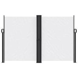 Berkfield Home Retractable Side Awning White 160x600 cm - thumbnail 1