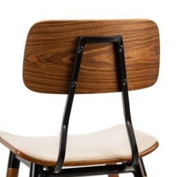Nordlys Set of 2 Modern Wooden Dining Room Chairs in Beige - thumbnail 7