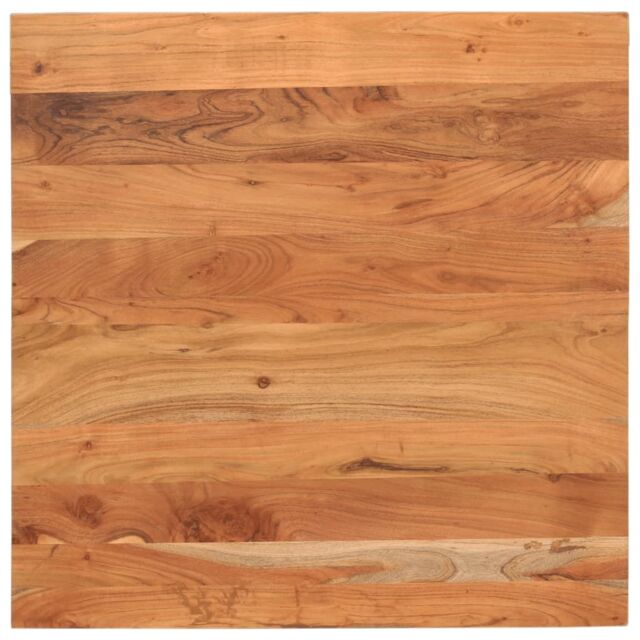 Berkfield Home Table Top 70x70x3.8 cm Square Solid Wood Acacia in Brown - image 1