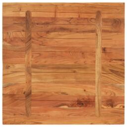Berkfield Home Table Top 70x70x3.8 cm Square Solid Wood Acacia in Brown - thumbnail 5