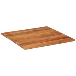 Berkfield Home Table Top 70x70x3.8 cm Square Solid Wood Acacia in Brown - thumbnail 2