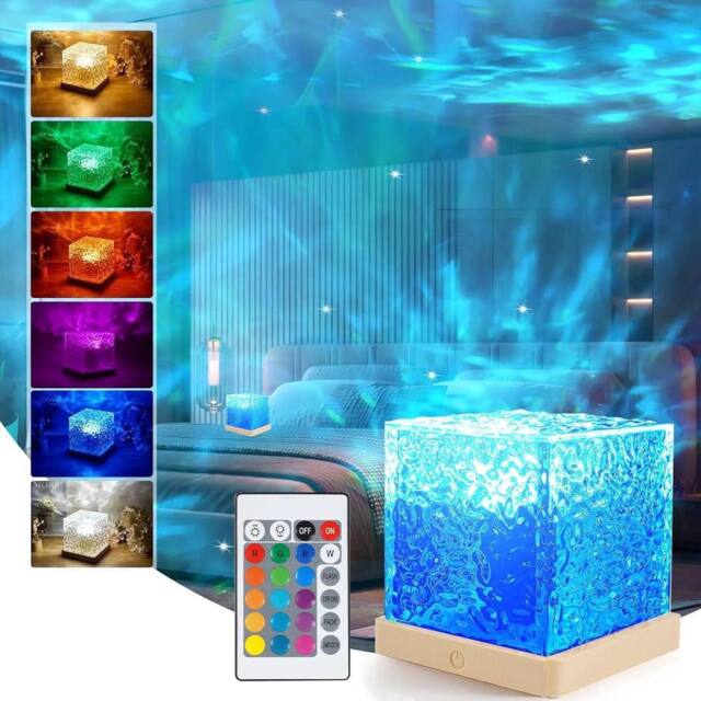 Dyzi 16 Colour Northern Light Projection Night Light With Remote - image 1