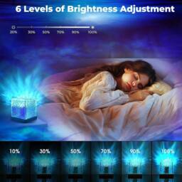 Dyzi 16 Colour Northern Light Projection Night Light With Remote - thumbnail 8