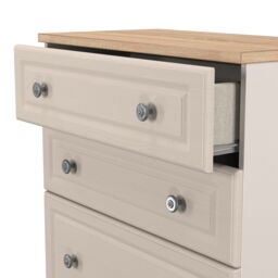 Ready Assembled 2 U Surrey 4 Drawer Deep Chest (Ready Assembled) in Taupe - Size: Medium - thumbnail 6