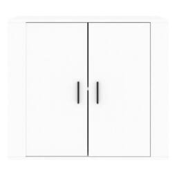 Berkfield Home Sideboard White 80x33x70 cm Engineered Wood - Size: 80 x 33 x 70 cm - thumbnail 1