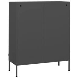Berkfield Home Storage Cabinet Anthracite 80x35x101.5 cm Steel in Dark Grey - thumbnail 5