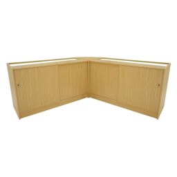 Monstershop Selene LED Shop Counter Set CM60 & 2 x C1500 - Maple in Beige - thumbnail 2