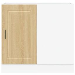 Berkfield Home Kitchen Base Cabinet Porto Sonoma Oak Engineered Wood in Brown - thumbnail 5