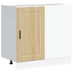 Berkfield Home Kitchen Base Cabinet Porto Sonoma Oak Engineered Wood in Brown - thumbnail 2