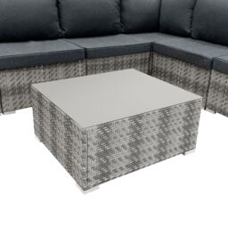 Monstershop Rattan Modular 7 Piece Furniture Set - Grey - thumbnail 8