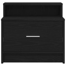 Berkfield Home Bedside Cabinets with Drawer 2 pcs Black Oak 51x31x47 cm - Size: 51 x 31 x 47 cm - thumbnail 4