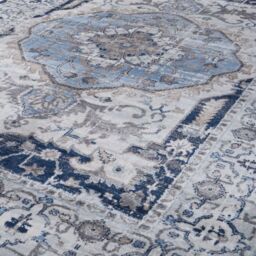 THE RUGS Montana Medallion Navy & Cream Living Room Area Rug 4040 - Size: 200 cm x 290 cm - thumbnail 3