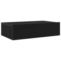 Berkfield Home TV Cabinet with LED Lights Black Oak 60x35x15.5 cm - thumbnail 6