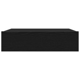 Berkfield Home TV Cabinet with LED Lights Black Oak 60x35x15.5 cm - thumbnail 8