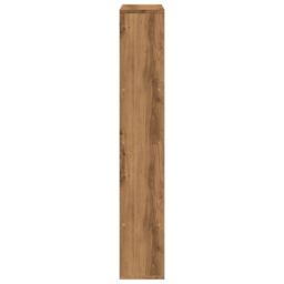 Berkfield Home Bookcase Artisian Oak 72x20x120 cm Engineered Wood in Brown - Size: 72 x 20 x 120 cm - thumbnail 6