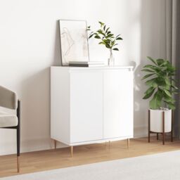 Berkfield Home Sideboard White 60x35x70 cm Engineered Wood - Size: 60 x 35 x 70 cm - thumbnail 1