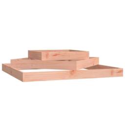 Berkfield Home Planter 112x112x27 cm Solid Wood Douglas in Light Tan - Size: 112 x 112 x 27 cm - thumbnail 3