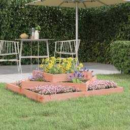 Berkfield Home Planter 112x112x27 cm Solid Wood Douglas in Light Tan - Size: 112 x 112 x 27 cm - thumbnail 2