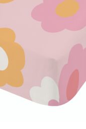 Catherine Lansfield 'Retro Daisy' Fitted Sheet in Pink - Size: Single - thumbnail 3