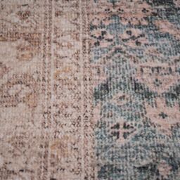 Kukoon Blue Beige Traditional Pattern Distressed Living Area Rug - Size: 160 cm x 230 cm - thumbnail 6