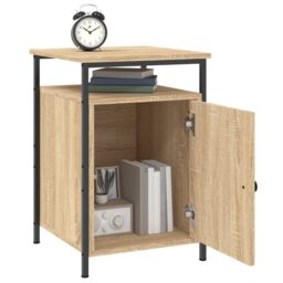 Berkfield Home Bedside Cabinets 2 pcs Sonoma Oak 40x42x60 cm Engineered Wood in Brown - Size: 40 x 42 x 60 cm - thumbnail 5