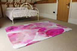 Benjamin Tate Design Andrew Lee Bo Ho In Pink Rug in Natural - Size: Large - thumbnail 3