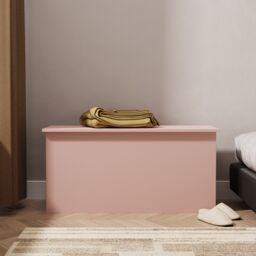 Ready Assembled 2 U Dover Blanket Box (Ready Assembled) in Dusty Pink