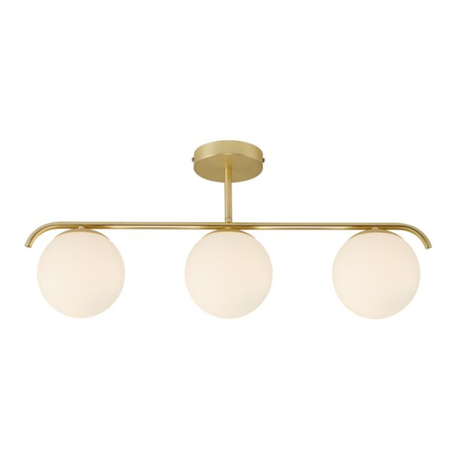 Nordlux Modern Indoor Ceiling Light Brass Glass E14 Hand Blown Glass - Mains Powered, IP20 in Gold - image 1