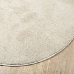 Berkfield Home Beige Area Rug 140x200 cm Polyester Non-Slip - Size: Medium - thumbnail 4